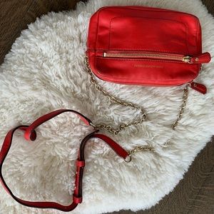 Diane Von Furstenberg (DVF) Leather Bag - Red
